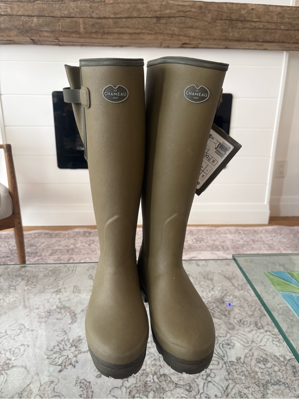 Le Chameau Vierzonord Neoprene-Lined Boots – Women’s Size 8 / EU 39